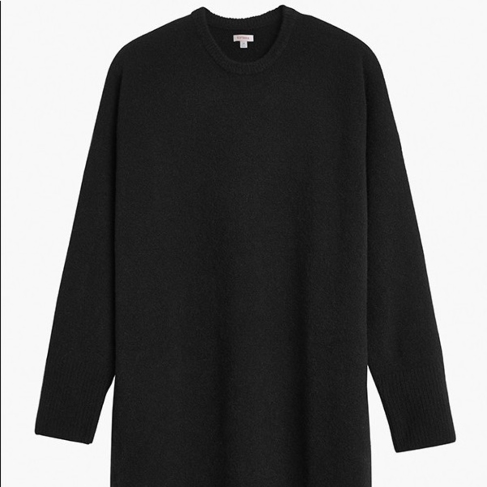 Cuyana Black sweater dress